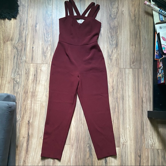 Express Pants - Red Express Jumpsuit
